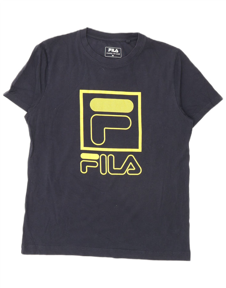 Fila muška majica kratkih rukava s grafičkim motivima srednje tamnoplava