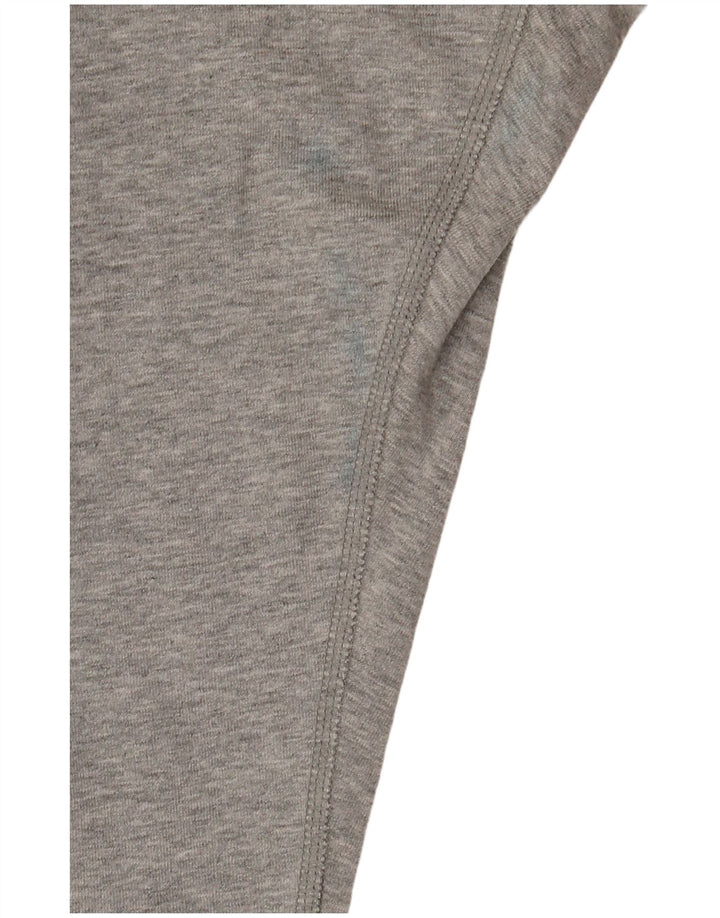 NIKE ženske grafičke tajice UK 14 velike sive pamučne