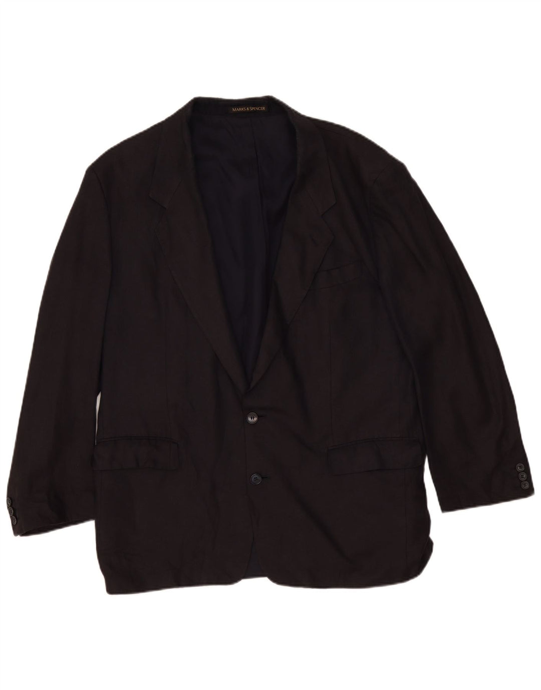 Marks & Spencer muška jakna sa 2 gumba UK 44 XL Black Lan Classic