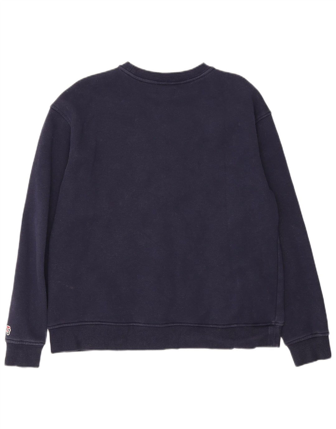 TOMMY HILFIGER Mens Sweatshirt Jumper Large Navy Blue Cotton