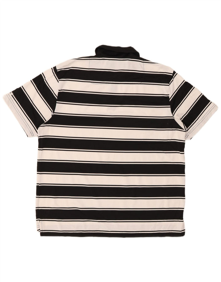 IZOD muška polo majica za ragbi velike crne pruge od poliestera