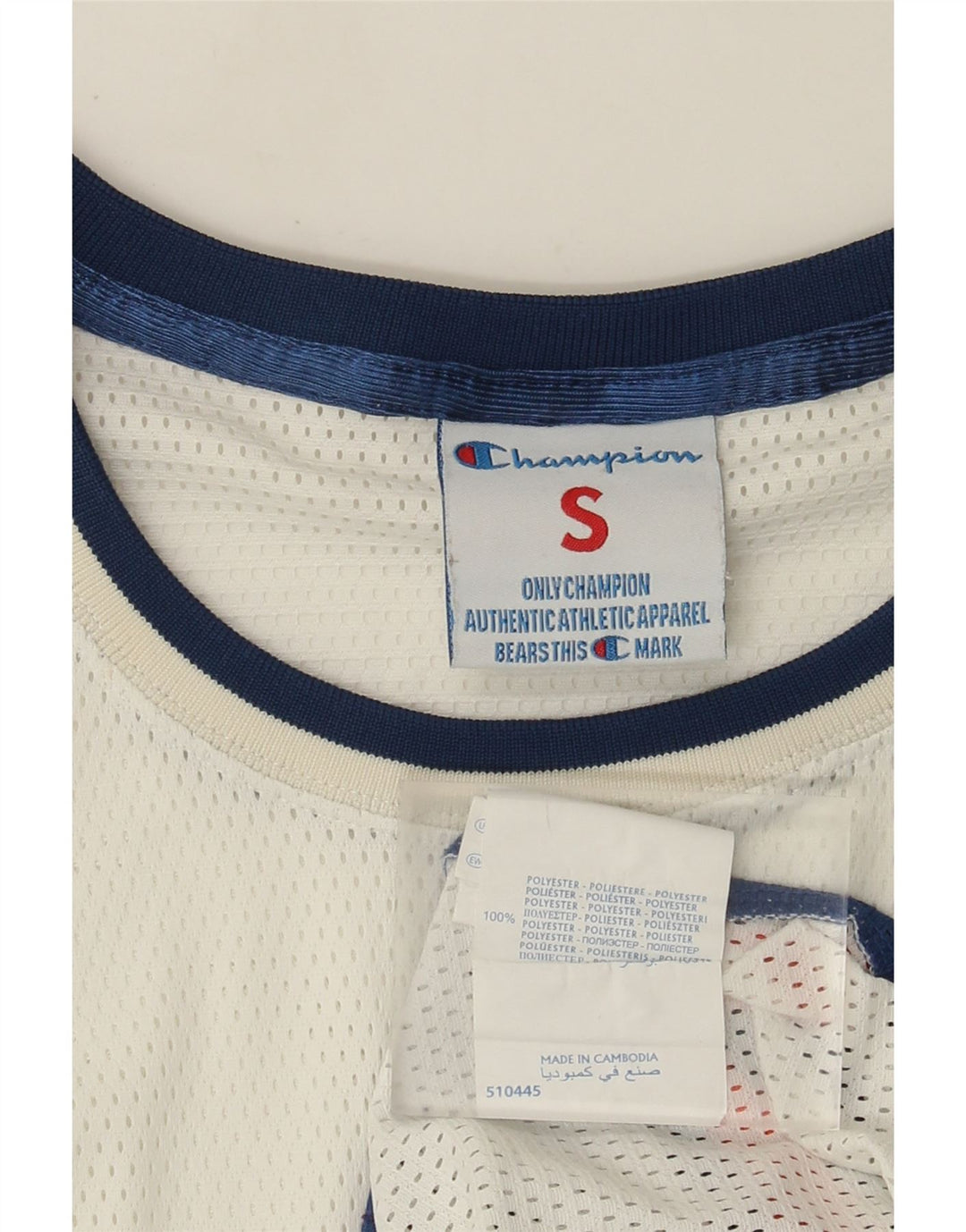 Champion gornji dio muškog grafičkog prsluka mali bijeli poliester u boji