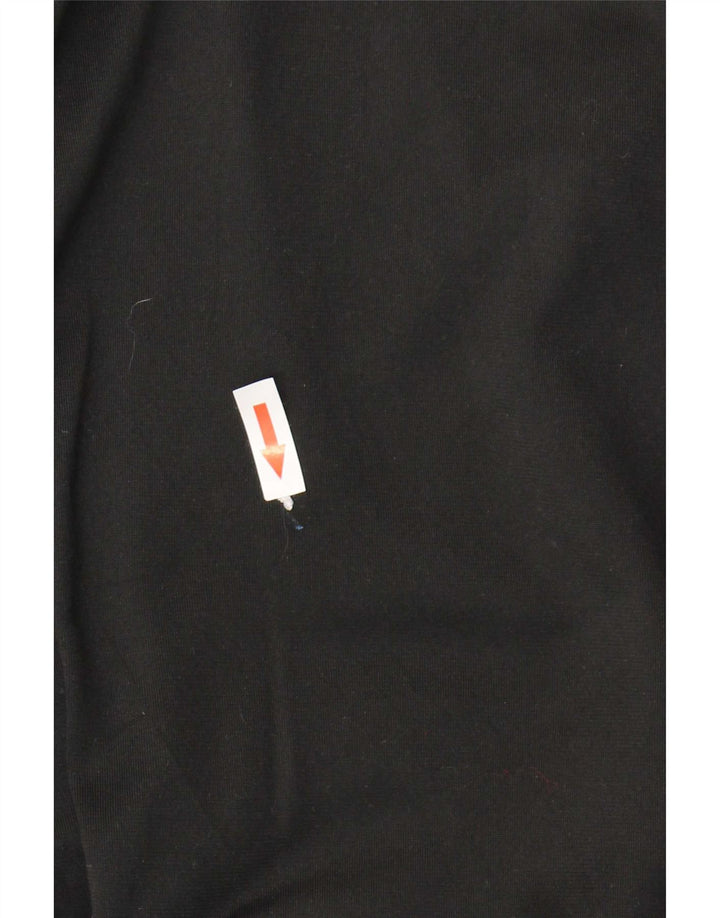 Nike Ženske Dri Fit Trenirke Hlače UK 14 Veliki crni poliester