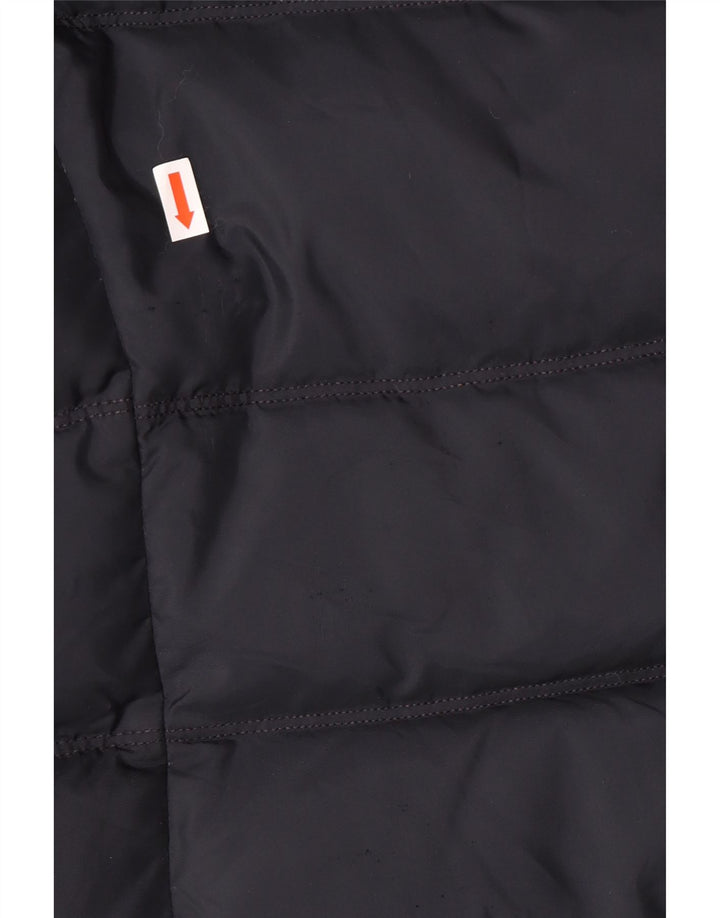 TOMMY HILFIGER Ženski podstavljeni kaput s kapuljačom UK 10 Mali tamnoplavi poliester