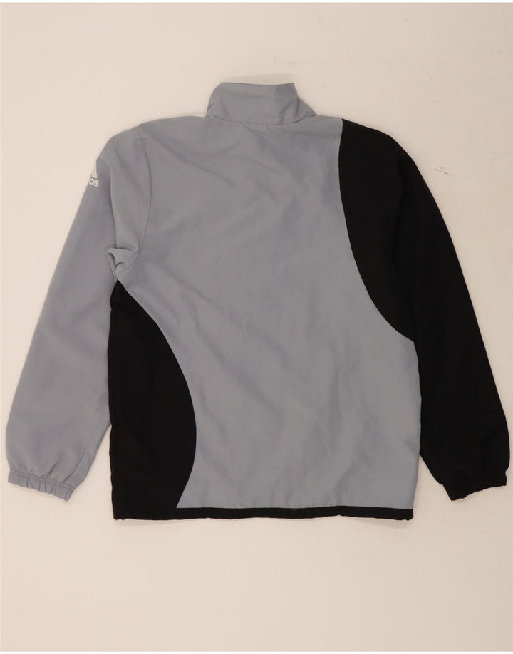 ADIDAS Mens Tracksuit Top Jacket UK 40/42 Medium Grey Colourblock Vintage Adidas and Second-Hand Adidas from Messina Hembry 