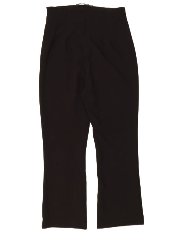 Skraćene ženske hlače Zara Bootcut W26 L23 crne