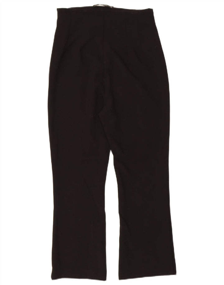Skraćene ženske hlače Zara Bootcut W26 L23 crne
