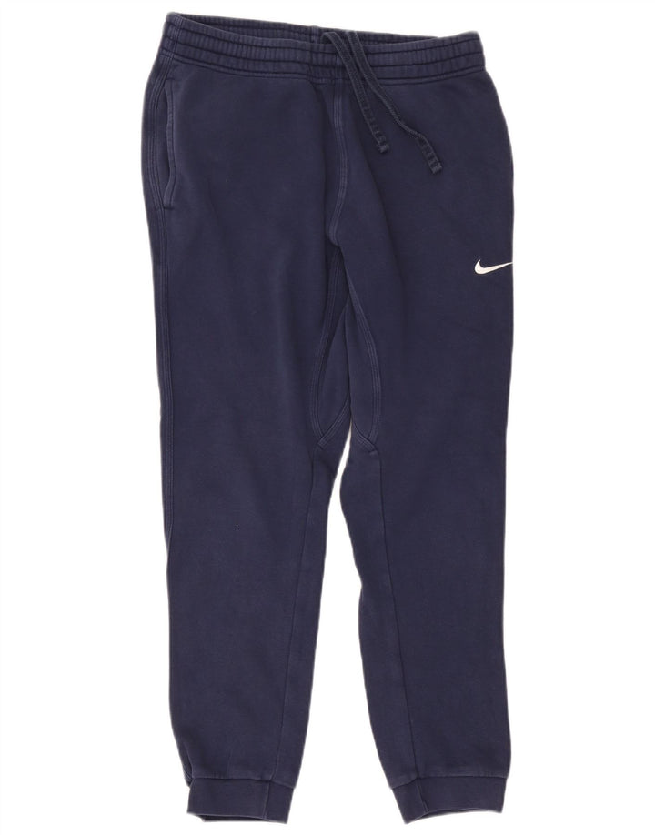 Nike muške trenirke Hlače Joggers srednje tamnoplavi pamuk