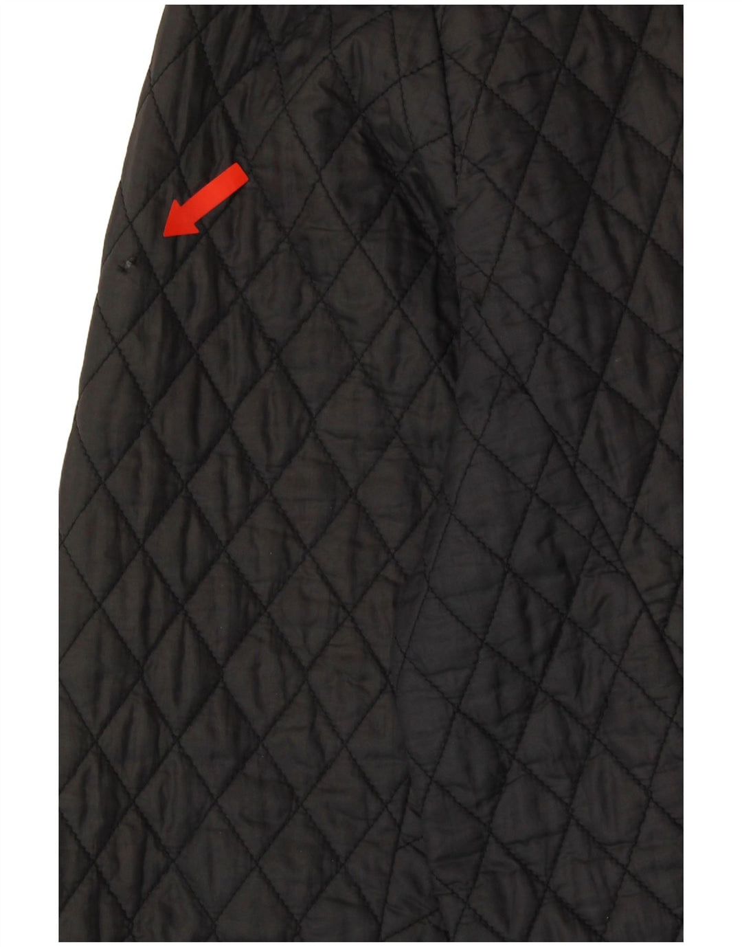 BARBOUR Ženska prošivena jakna UK 14 Veliki crni najlon