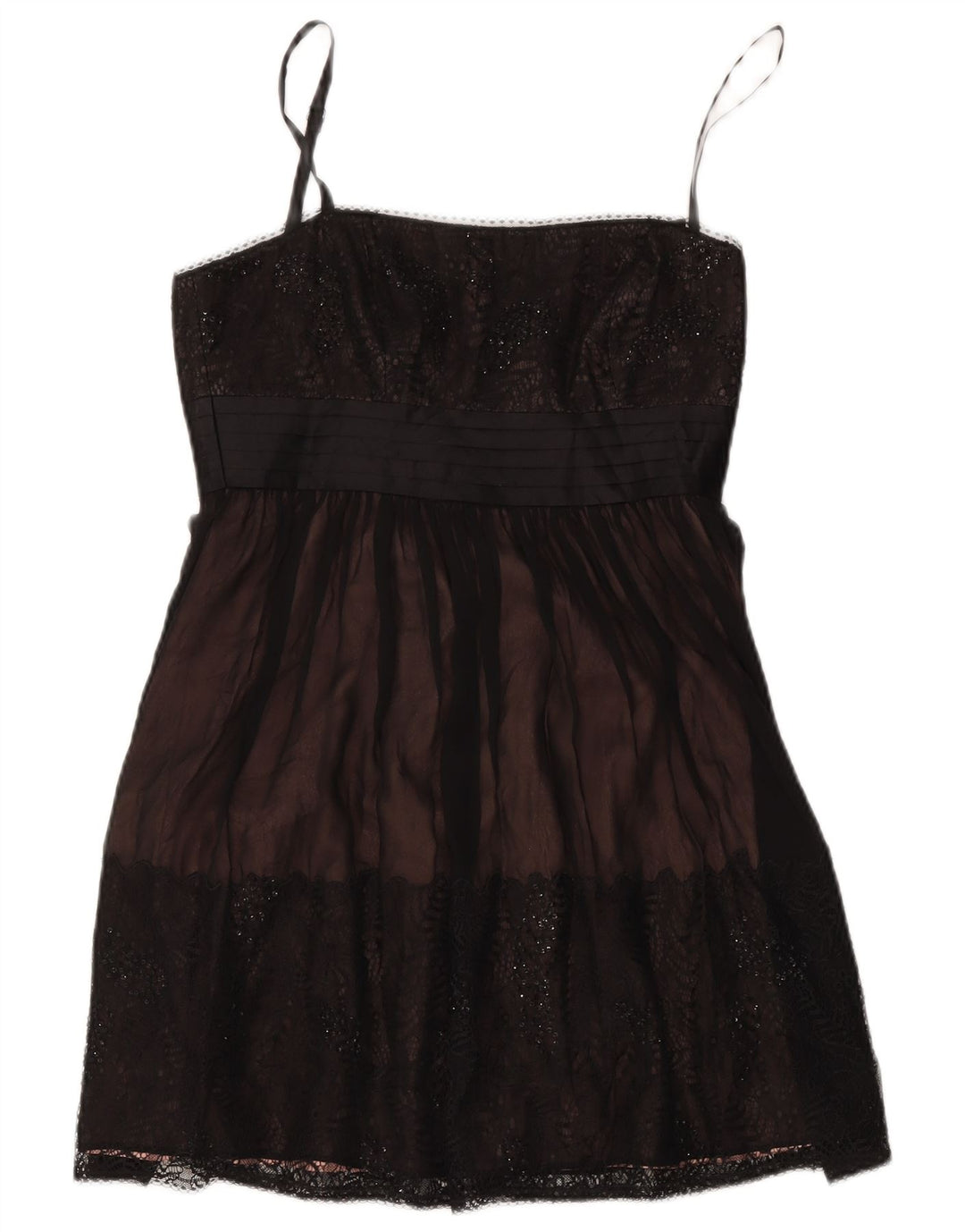 BCBGMAXAZRIA Ženska kratka haljina s otvorenim ramenima UK 8 Mala crna