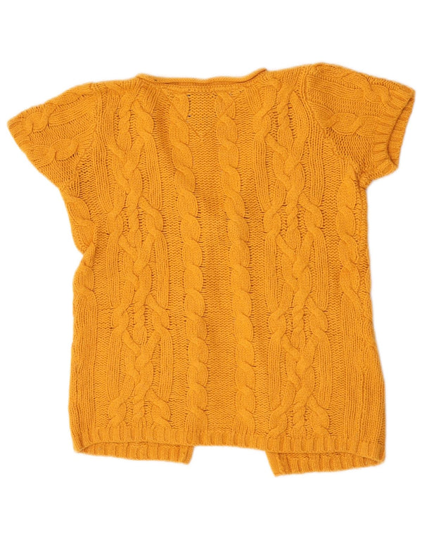 Tommy Hilfiger ženski džemper kratkih rukava UK 10 Small Yellow