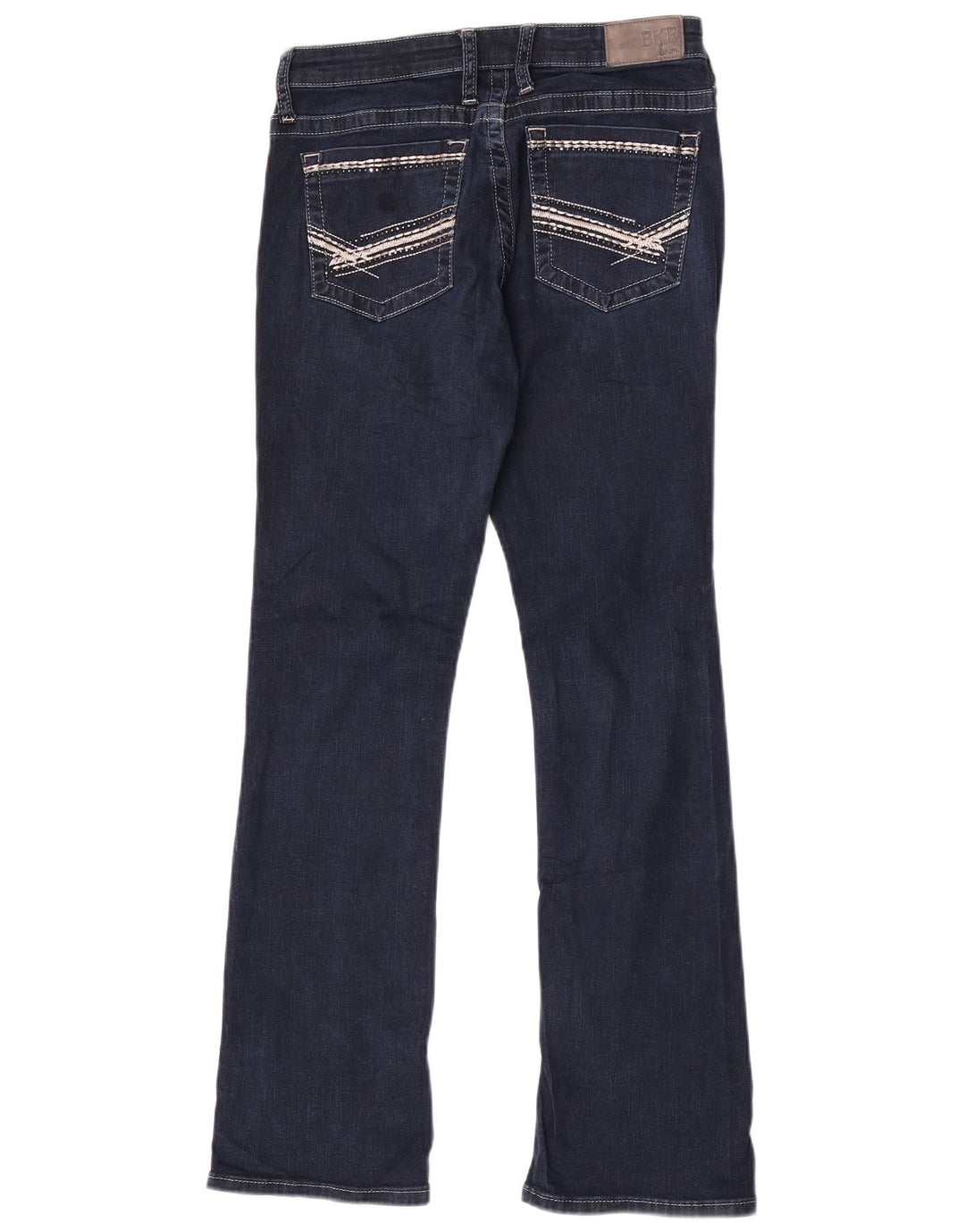 BKE ženske traperice Payton Regular Fit Bootcut W28 L31 tamnoplavi pamuk