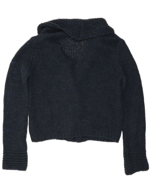 Marks & Spencer ženski kardigan pulover UK 16 Large tamnoplava s mrljama