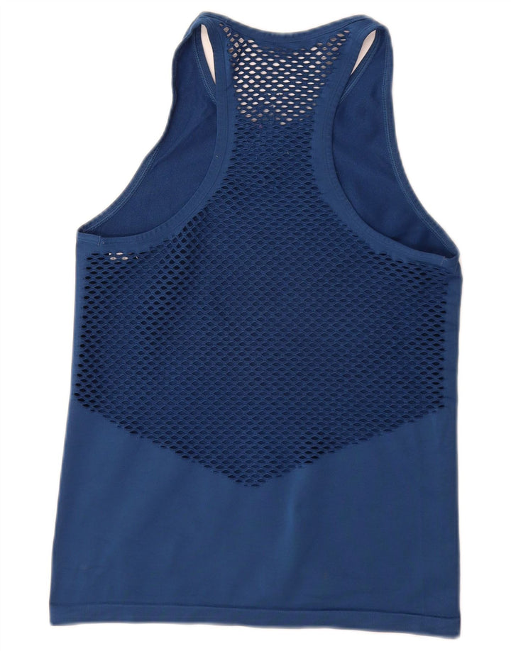 REEBOK Ženska Les Mills Graphic Vest Top UK 8 Mala tamnoplava