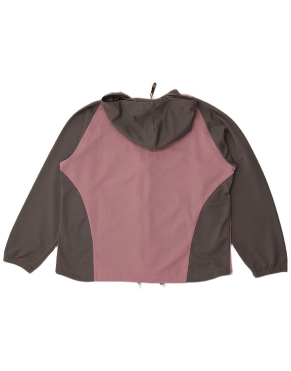 Diadora ženska gornja jakna s kapuljačom UK 14 Large Pink Colourblock
