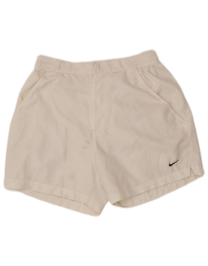 NIKE Muške chino kratke hlače male W28 bijeli poliester