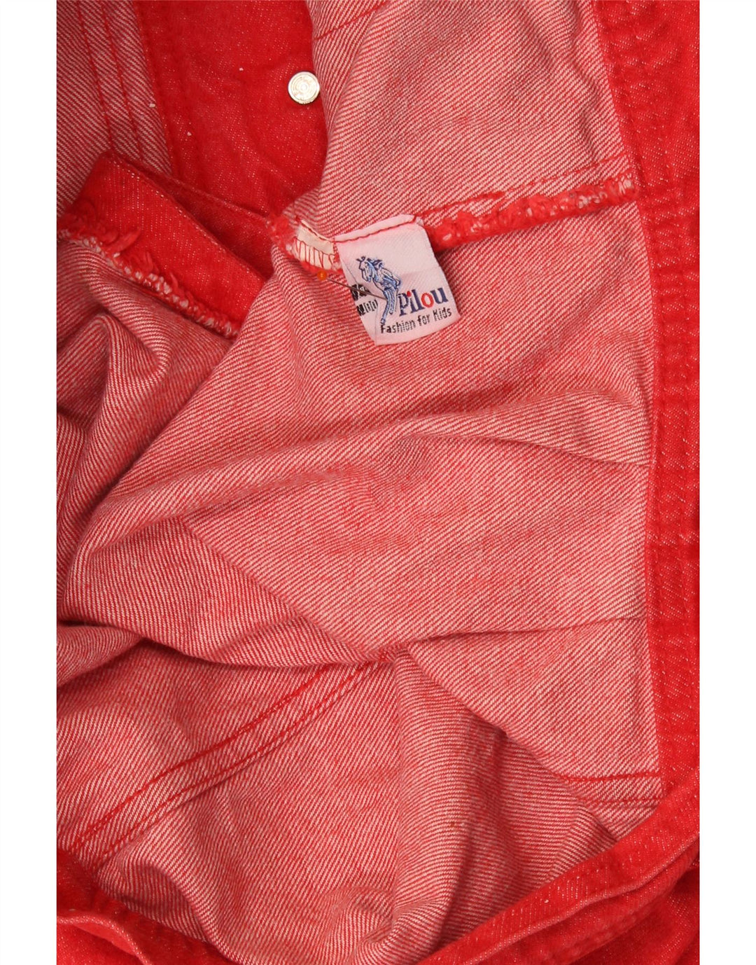 Vintage traper majica za dječake 15-16 godina, crveni pamuk