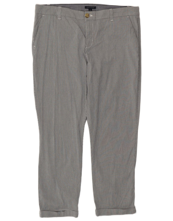 Tommy Hilfiger ženske skraćene hlače US 14 XL W38 L26 sive na pruge