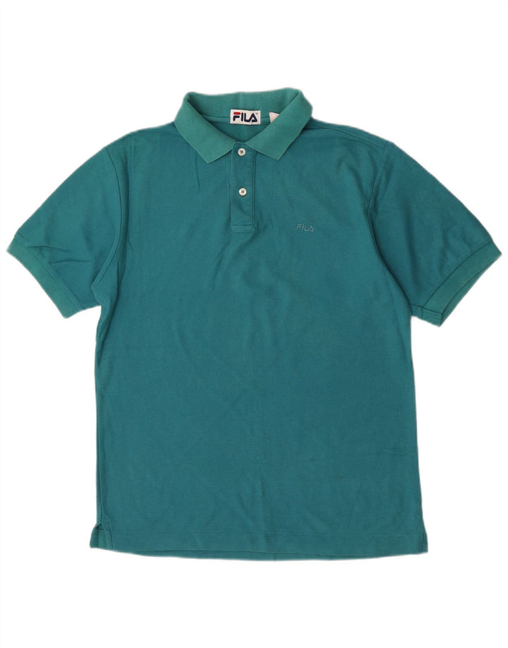 Fila muška polo majica IT 46 mala tirkizna pamuk