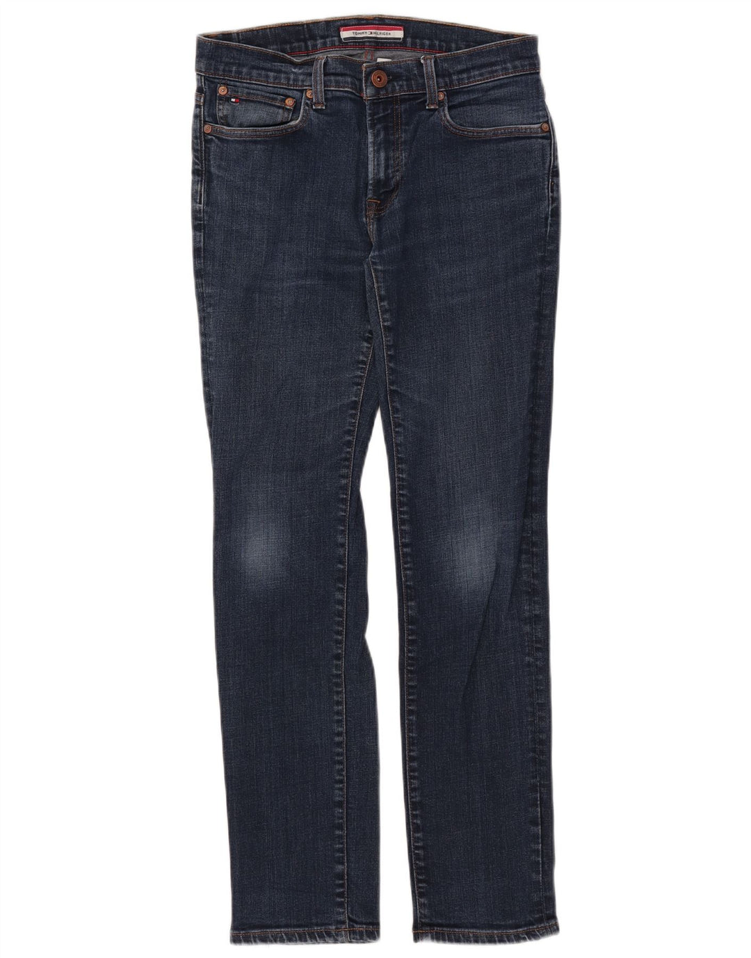 Tommy Hilfiger muške uske traperice W30 L32 tamnoplave