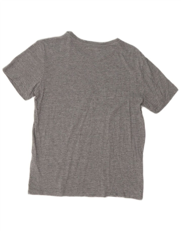 Jack & Jones muška grafička majica kratkih rukava srednje sivi flekasti pamuk