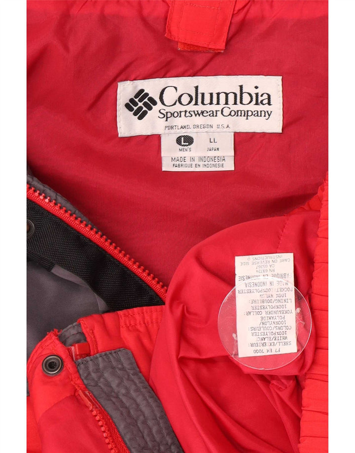 Columbia velika muška vjetrovka jakna UK 40 Large Red Colourblock