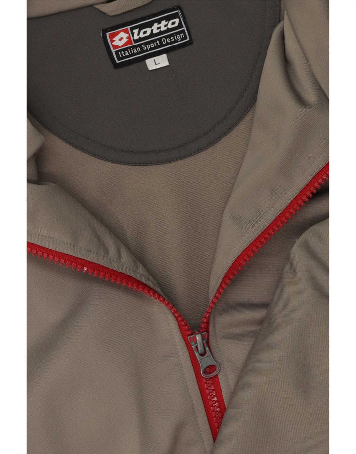 Lotto Mens Trenirka Top Jacket Large Grey