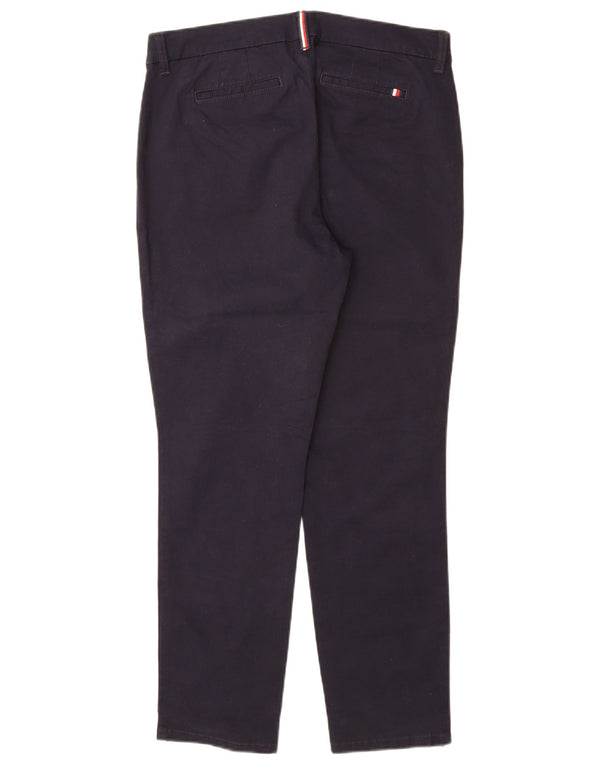 TOMMY HILFIGER Ženske uske chino hlače US 10 Large W32 L29 tamnoplave