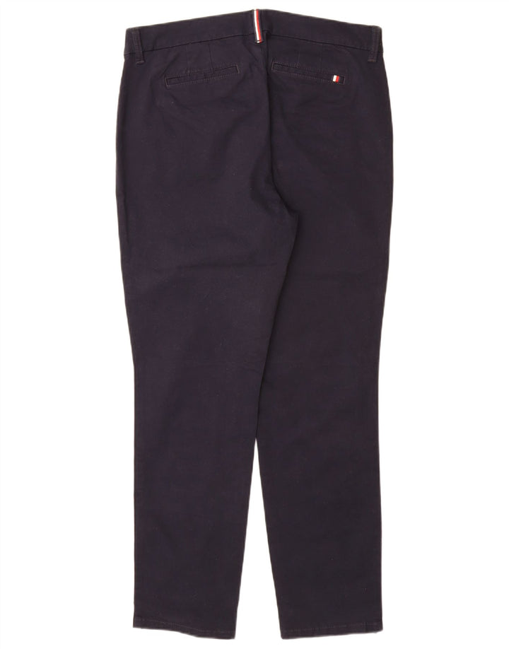 TOMMY HILFIGER Ženske uske chino hlače US 10 Large W32 L29 tamnoplave