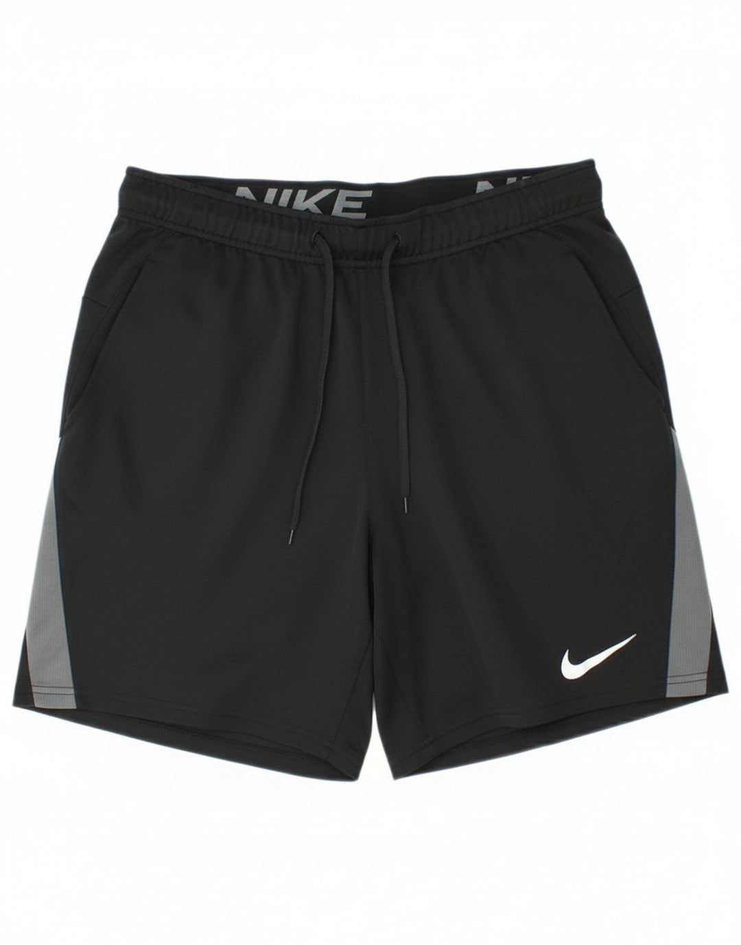 Nike Dri Fit sportske kratke hlače srednje crne boje od poliestera