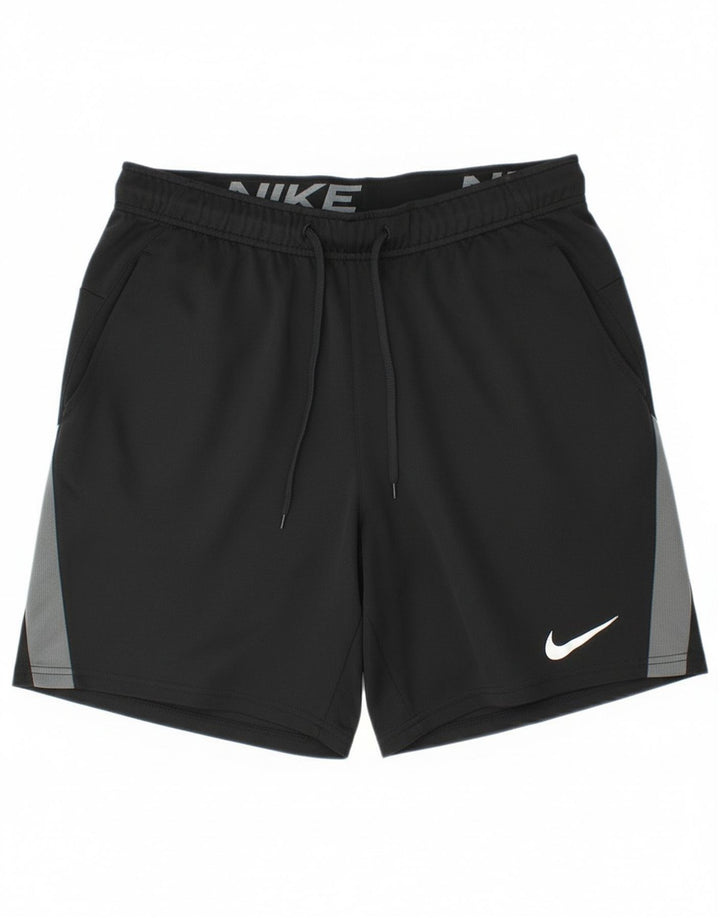 Nike Dri Fit sportske kratke hlače srednje crne boje od poliestera