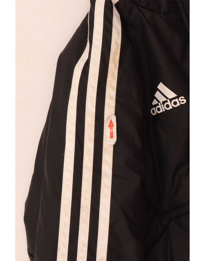 Adidas Boys Graphic Hooded Jacket Podstavljena Jakna 9-10 godina crna poliester