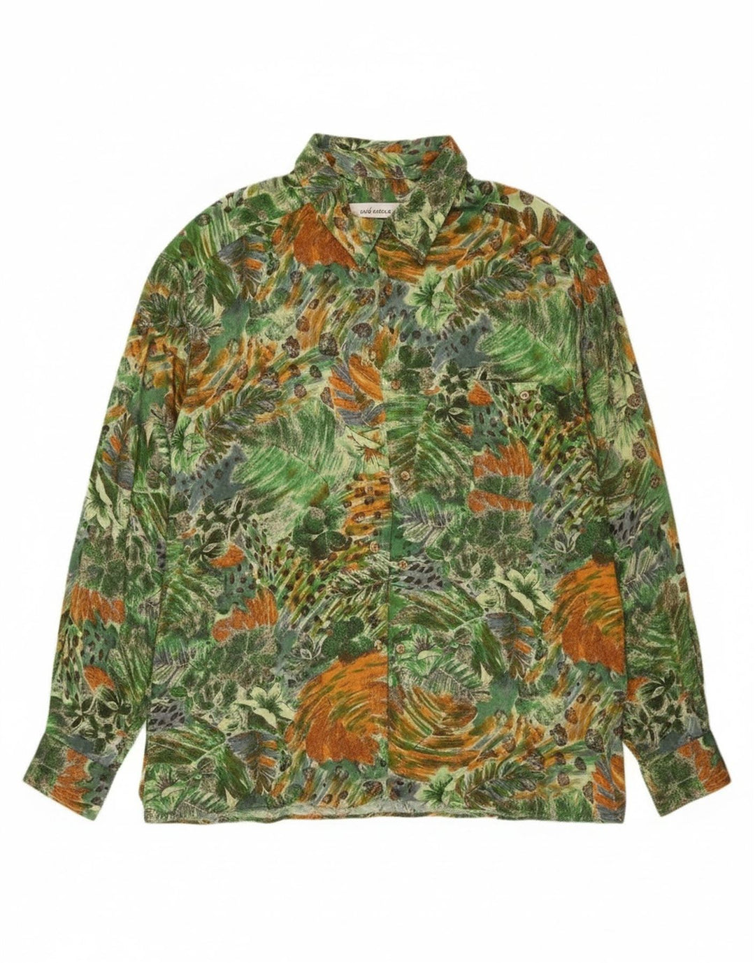 Velika muška košulja s istočnom obalom s cvjetnim motivima