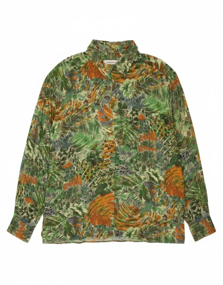 Velika muška košulja s istočnom obalom s cvjetnim motivima