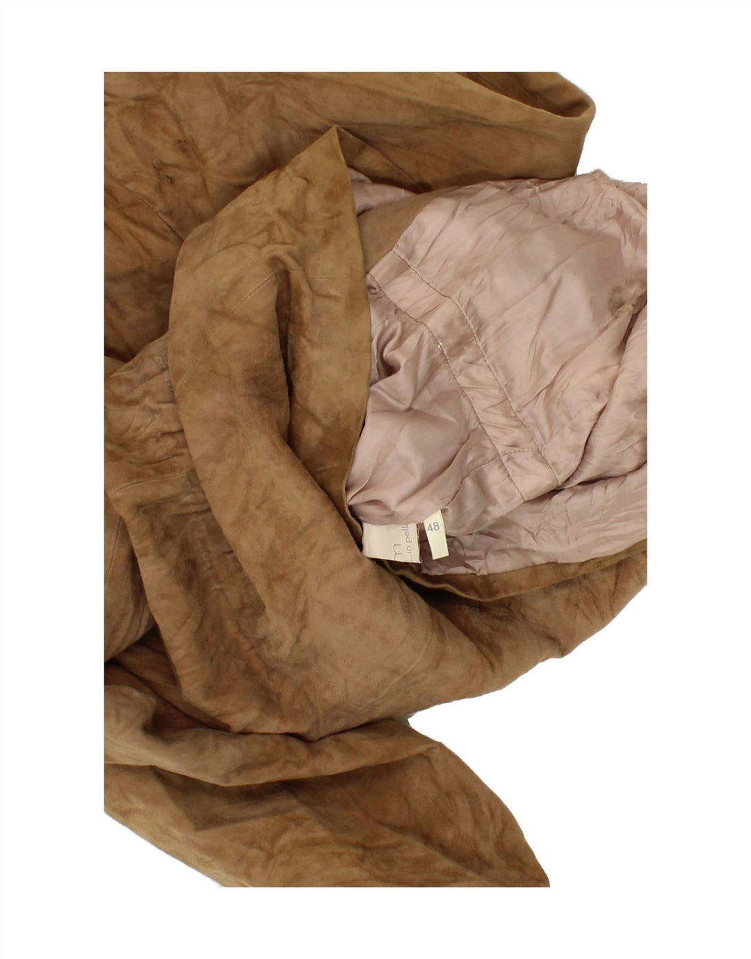 VINTAGE Mens Suede Jacket IT 48 Medium Brown Vintage Vintage and Second-Hand Vintage from Messina Hembry 