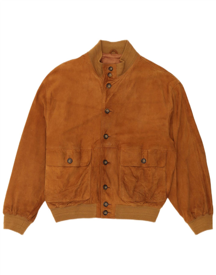 Gara muška bomber jakna od brušene kože IT 50 Large Brown