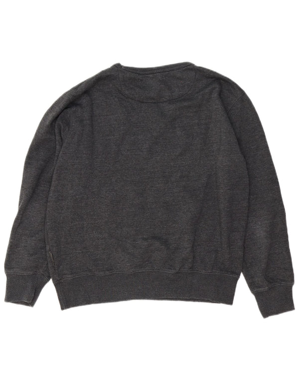 French Connection Mens Sweatshirt Jumper Large Grey Cotton