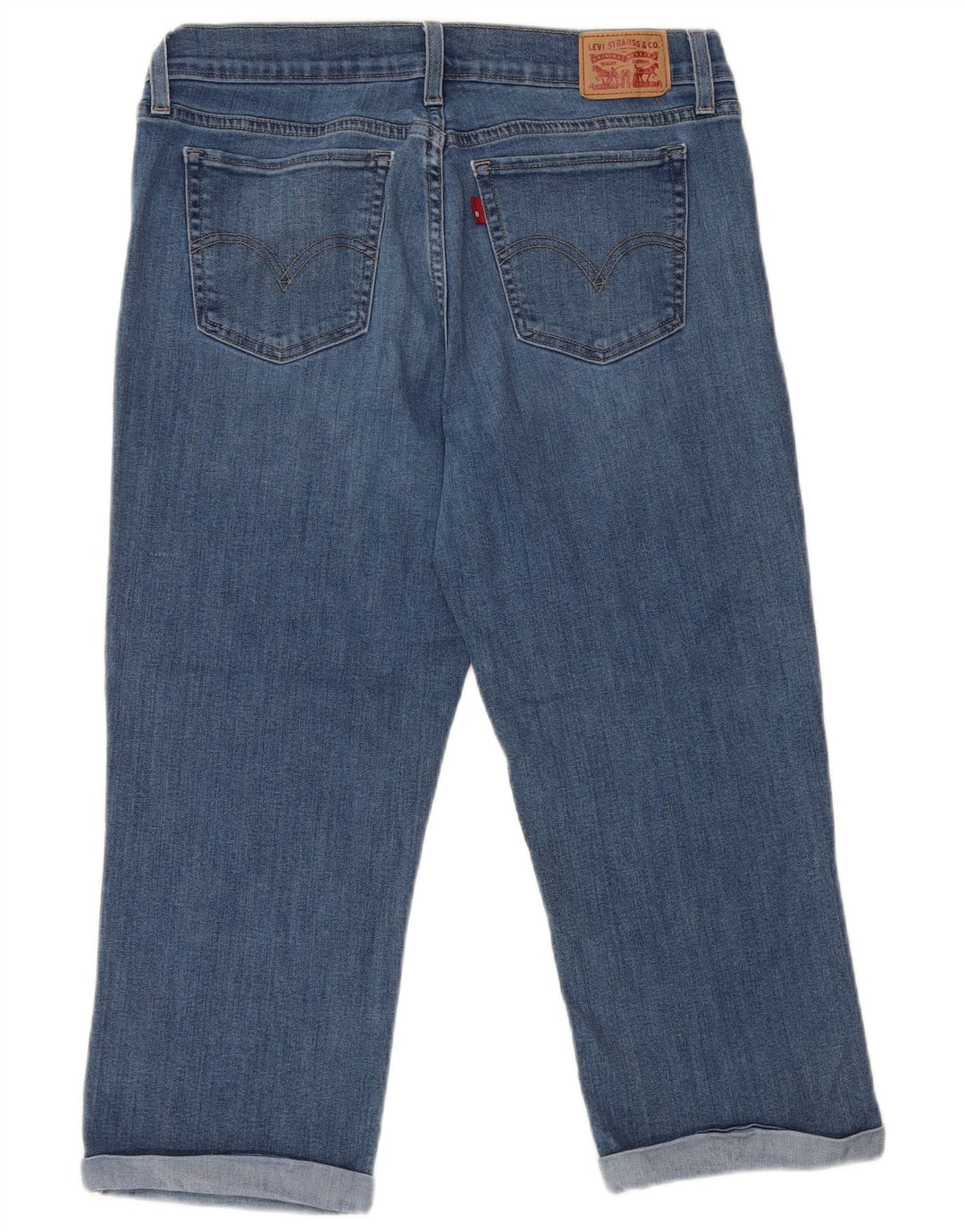 LEVI'S ženske Capri traperice W30 L21 plavi pamuk