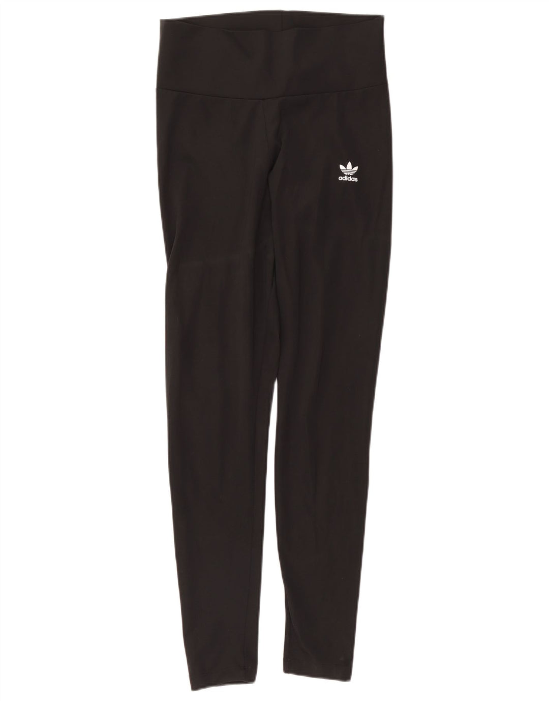 Adidas ženske grafičke tajice UK 14 velike crne poliesterske