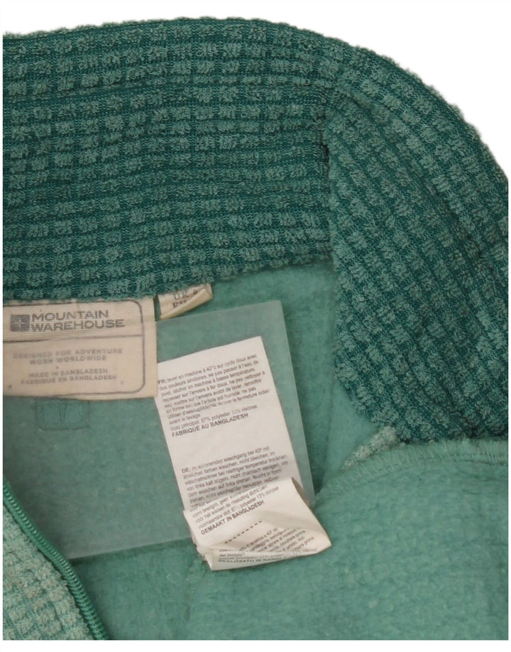 MOUNTAIN WAREHOUSE Ženski džemper od flisa s patentnim izrezom UK 8 Mali zeleni