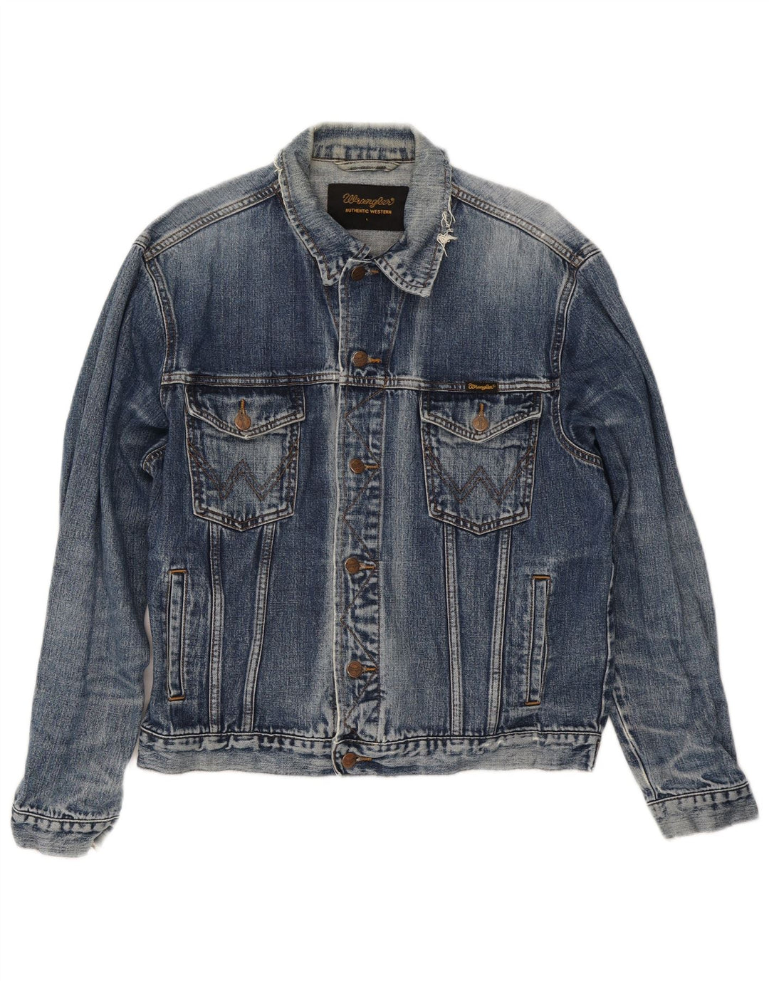 Wrangler ženska traper jakna UK 16 Large Blue Cotton