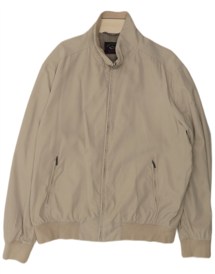 Paul & Shark muška bomber jakna UK 42 XL sivi poliester