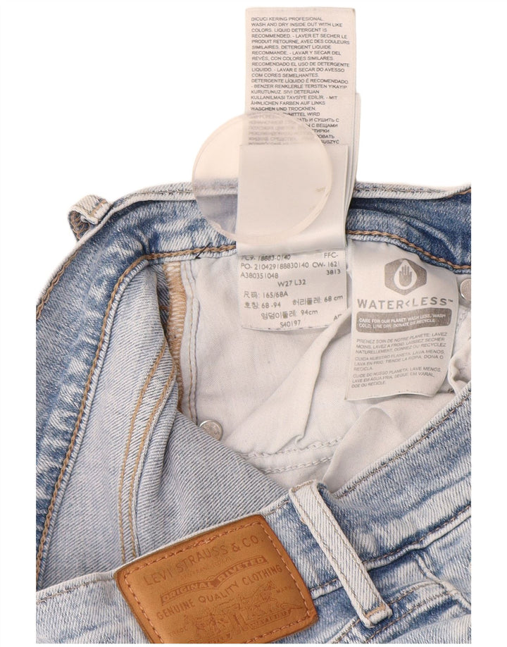 Levi's ženske ravne traperice visokog struka 724 W27 L32 plavi pamuk