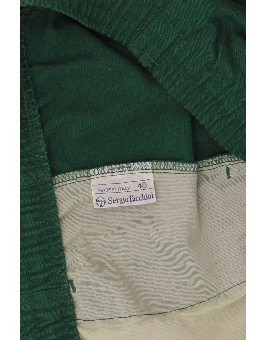 Sergio Tacchini muške sportske kratke hlače IT 48 Srednje zeleni poliester