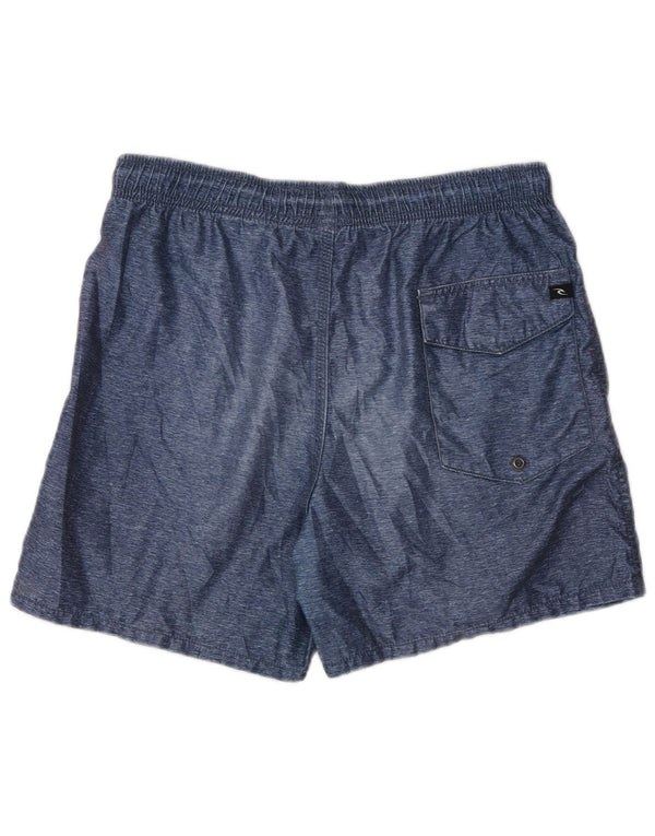 Rip Curl Mens Swimming Shorts Small Navy Blue Polyester