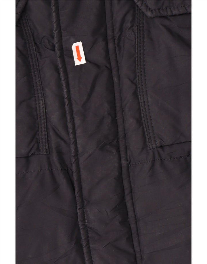 FAY muška podstavljena jakna s kapuljačom UK 40 veliki tamnoplavi poliester