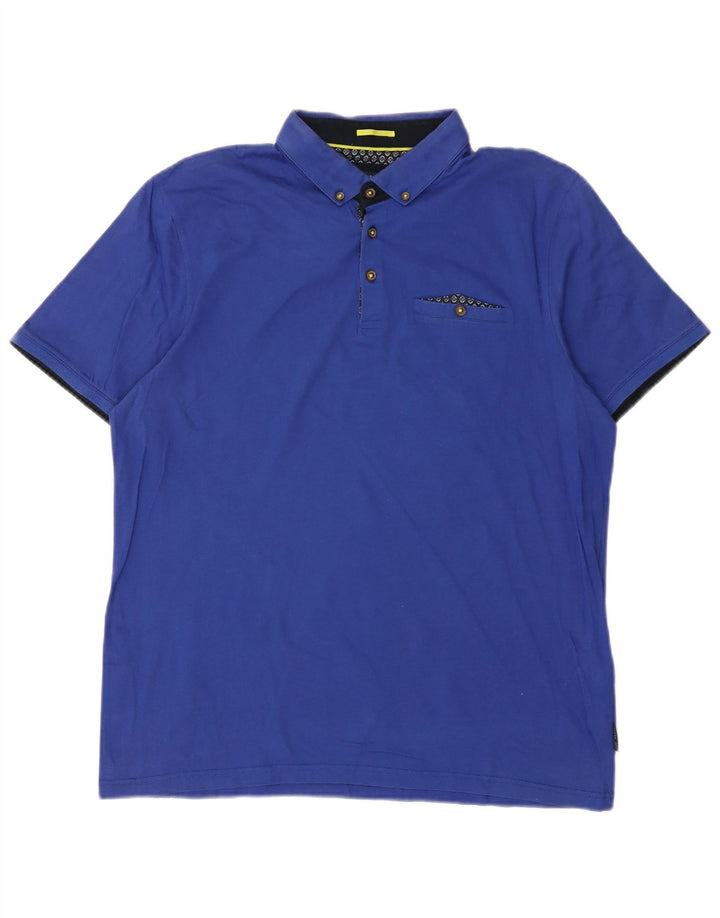 TED BAKER Muška polo majica veličina 5 XL plavi pamuk