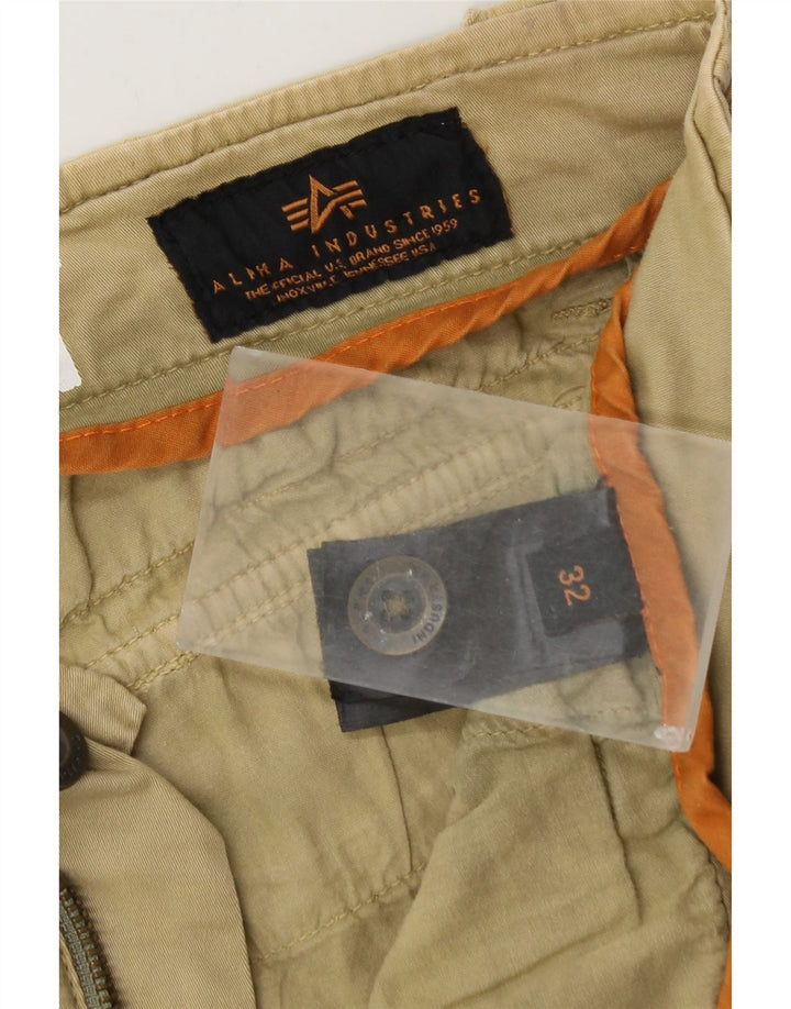 Muške kargo kratke hlače Alpha Industries W32 srednje bež