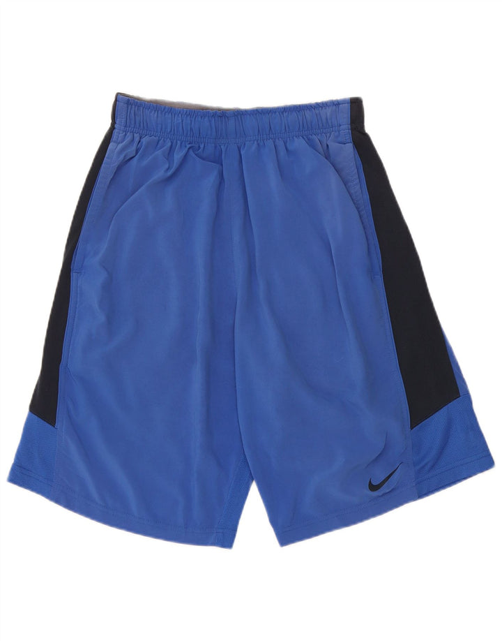 Nike Dri Fit sportske kratke hlače male plave boje od poliestera