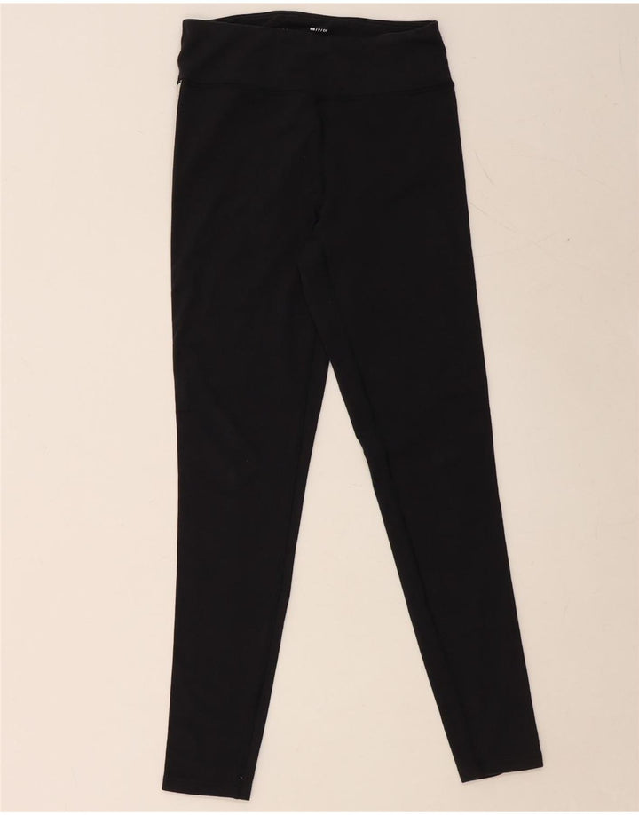 UNDER ARMOUR Ženske Heat Gear Graphic Leggings UK 10 Male crne